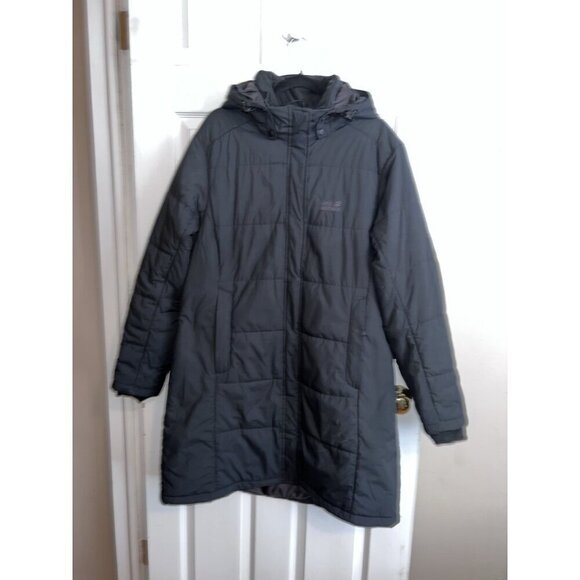 JACK WOLFSKIN Women Quilted Jacket SInsulated Hooded STORMLOCK MICROGUARD Sz XXL - Picture 1 of 16